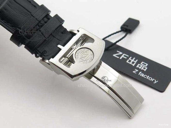 MIROTIME 0425 Practical Portuguese Real PR IW500109 ZF 1:1 Best Edition Black Dial On Black Leather Strap A52010 V 7308